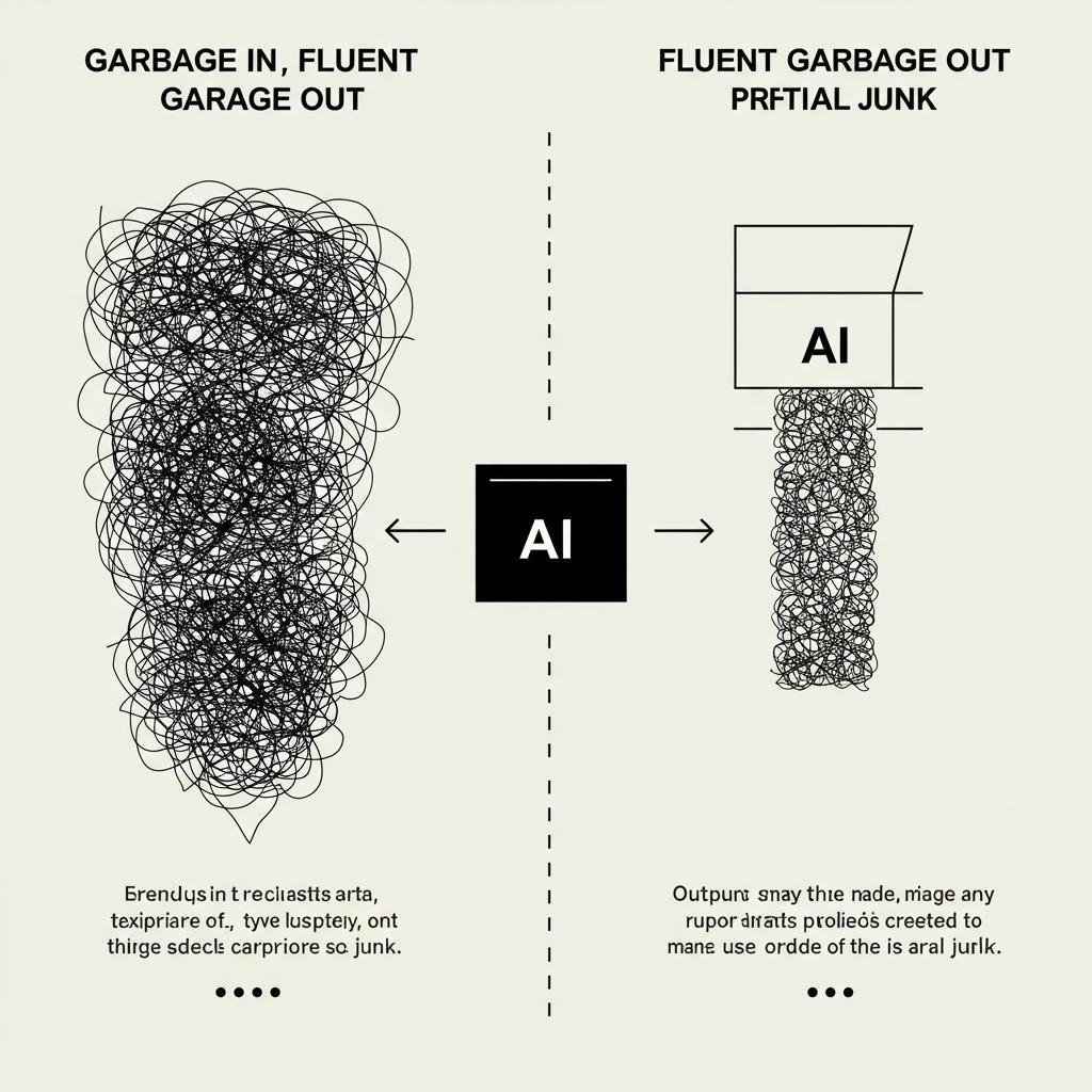 Garbage In, Fluent Garbage Out: Why Your AI Delivers Confident, Wrong Answers