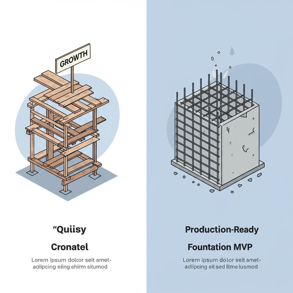 The Scaffolding Trap: Why Your 'Quick' Prototype Can't Support a Real Business