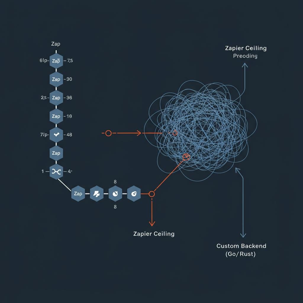 The Zapier Ceiling: When Your Growth Outpaces Your Automation